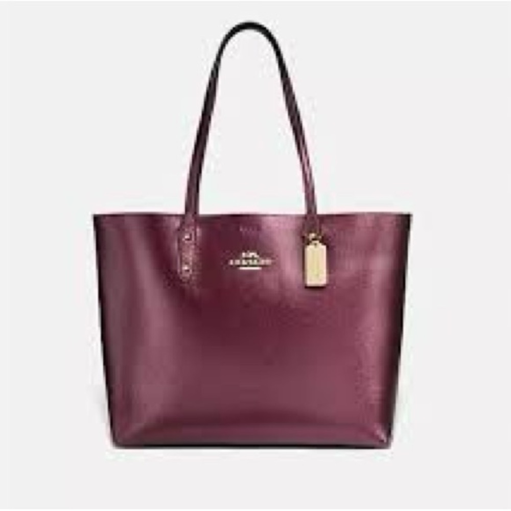 Authentic COACH Leather Avenue Tote Bag/purse